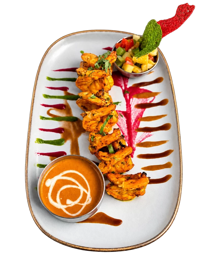 Tandoori prawns